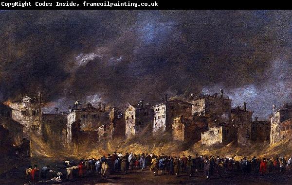 Francesco Guardi Fire in the San Marcuola