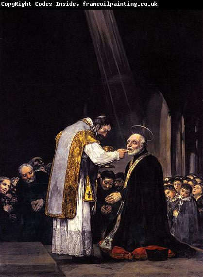 Francisco de Goya La ultima comunion de san Jose de Calasanz