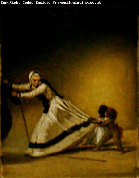 Francisco de Goya Scene from the palace of the Duchess of Alba