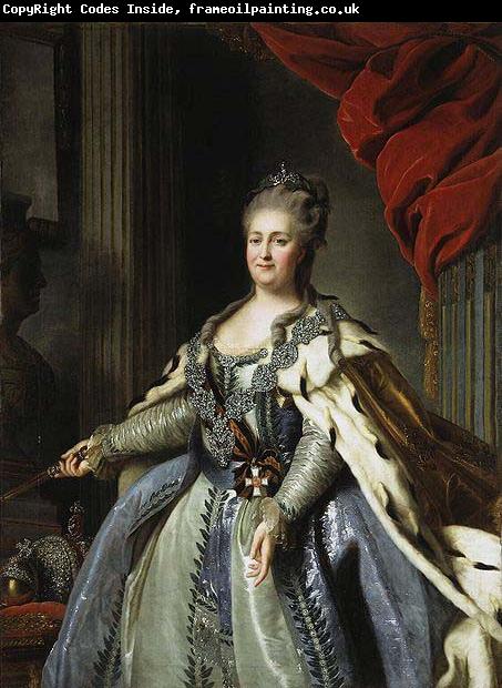 Fyodor Rokotov Portrait of Catherine II of Russia.