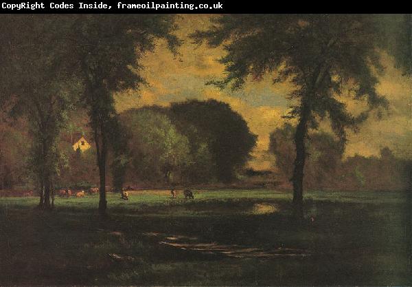 George Inness The Pasture