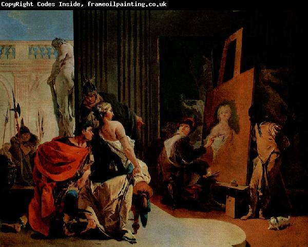 Giovanni Battista Tiepolo Alexander der GroBe und Campaspe im Atelier des Apelles