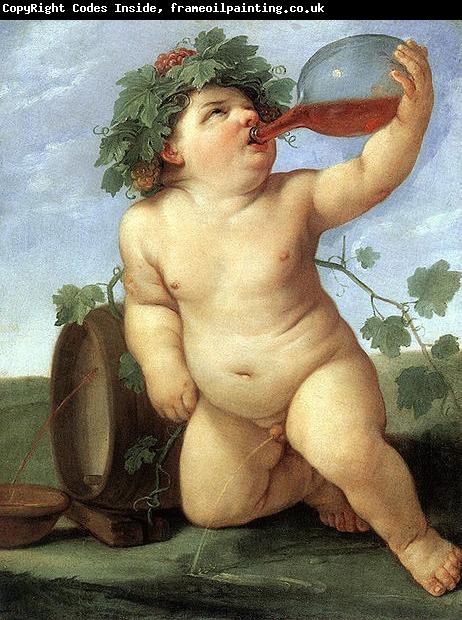 Guido Reni Drinking Bacchus