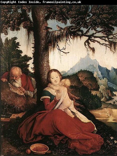 Hans Baldung Grien Rest on the Flight to Egypt