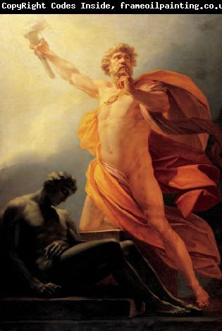 Heinrich Friedrich Fuger Prometheus brings Fire to Mankind