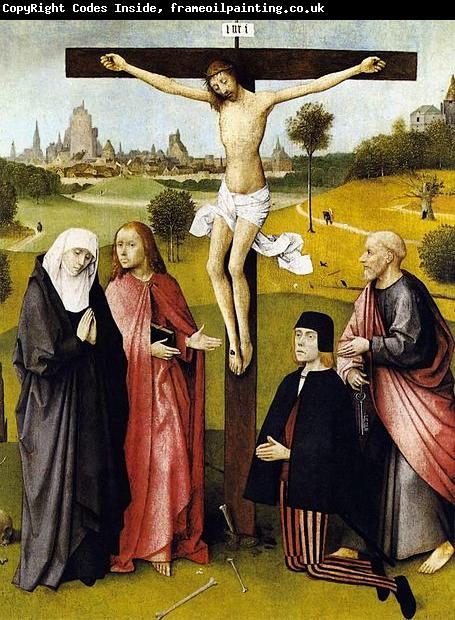 Hieronymus Bosch Crucifixion with a Donor