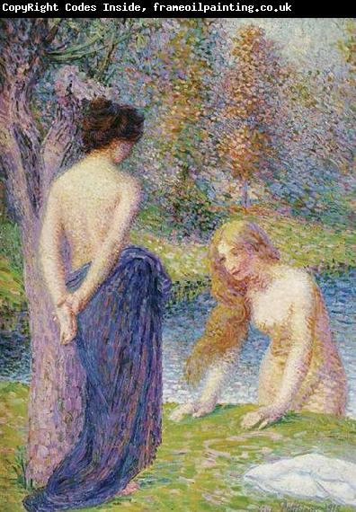 Hippolyte Petitjean Femmes au bain