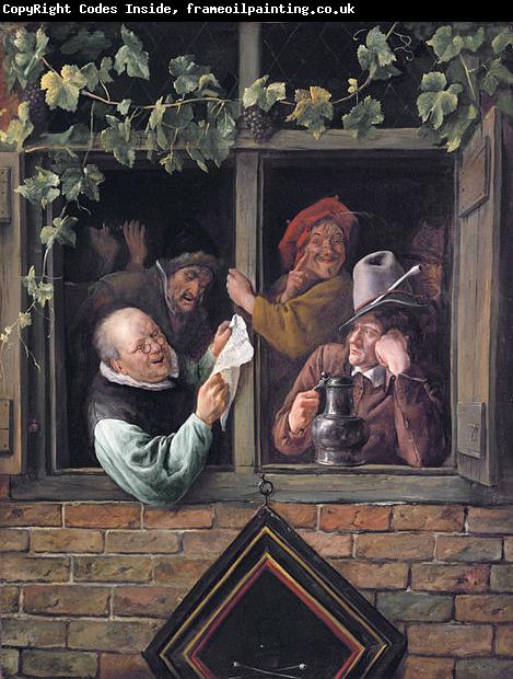 Jan Steen Rhetoricians at a Window