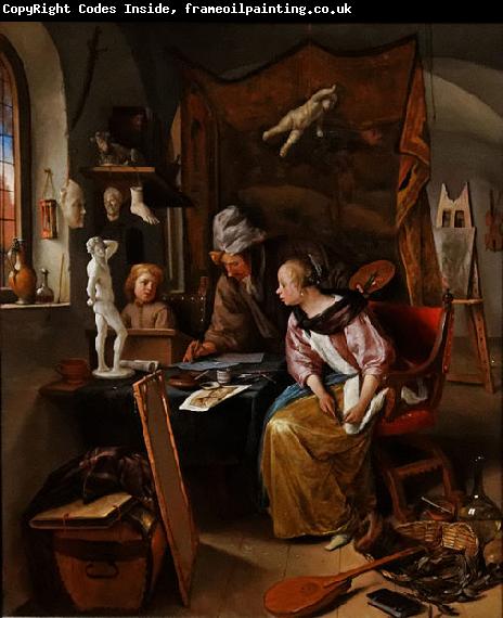 Jan Steen The Drawing Lesson