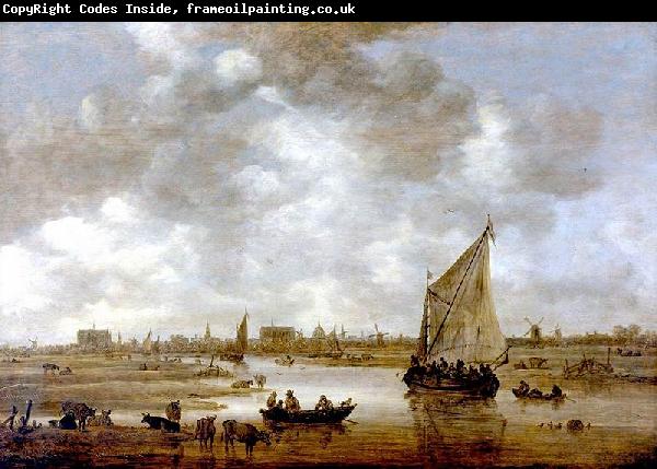 Jan van  Goyen View of Leiden from the Northeast