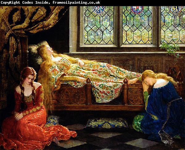 John Maler Collier The sleeping beauty