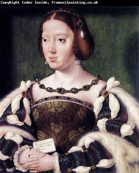 Joos van cleve Portrait of Eleonora