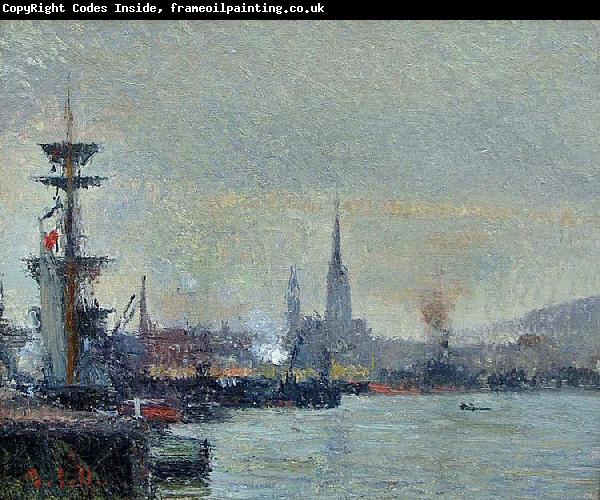 Joseph Delattre Le Port de Rouen