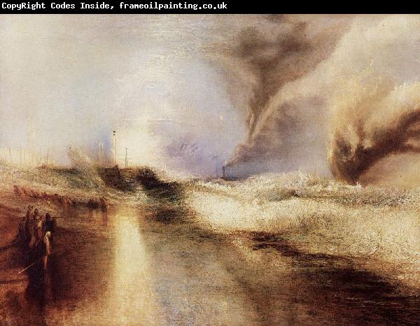 Joseph Mallord William Turner Leuchtraketen bei hohem Seegang