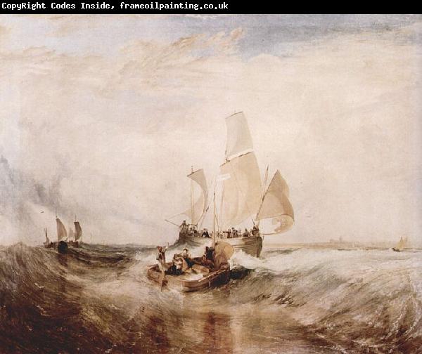 Joseph Mallord William Turner Passagiere gehen an Bord