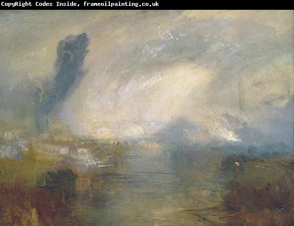 Joseph Mallord William Turner The Thames above Waterloo Bridge