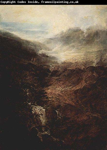 Joseph Mallord William Turner Morgen in den Corniston Fells, Cumberland