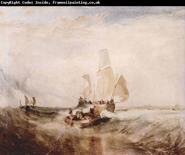 Joseph Mallord William Turner Jetzt fur den Maler, Passagiere gehen an Bord