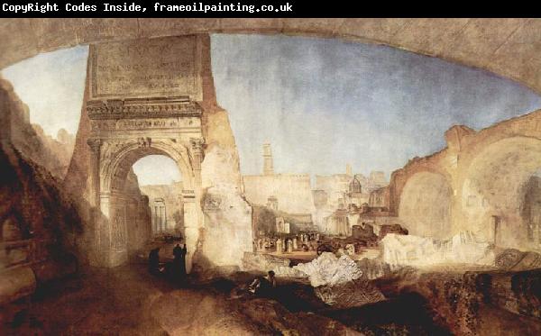 Joseph Mallord William Turner Das Forum Romanum, fur Mr. Soanes Museum