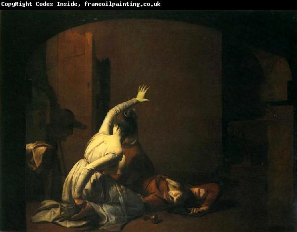 Joseph wright of derby The Tomb Scene