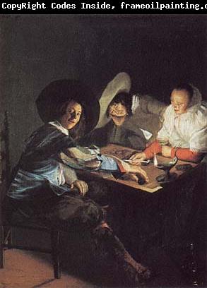 Judith leyster A Game of Tric Trac