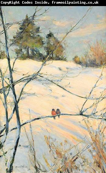 Karl Nordstrom Winter Scene from Skansen