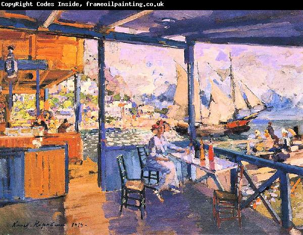 Konstantin Korovin Pier in Gurzuf