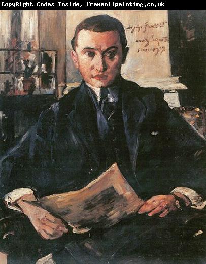 Lovis Corinth Portrait Wolfgang Gurlitt