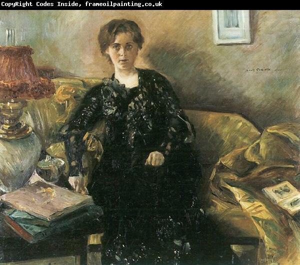 Lovis Corinth Portrait Frau Korfiz Holm