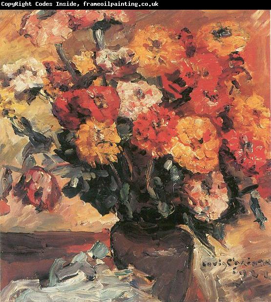 Lovis Corinth Zinnien