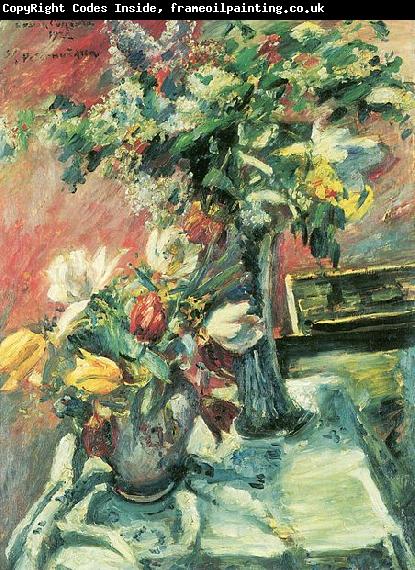 Lovis Corinth Flieder und Tulpen