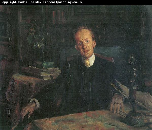 Lovis Corinth Portrait of Gerhart Hauptmann