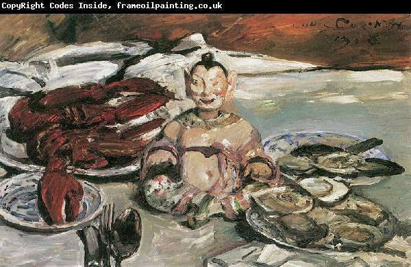 Lovis Corinth Stillleben mit Pagode