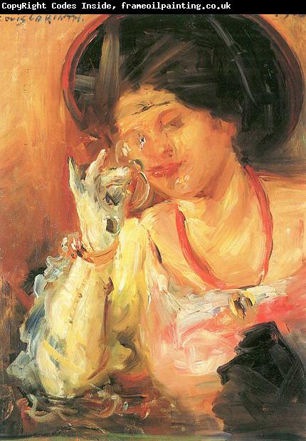 Lovis Corinth Dame mit Weinglas