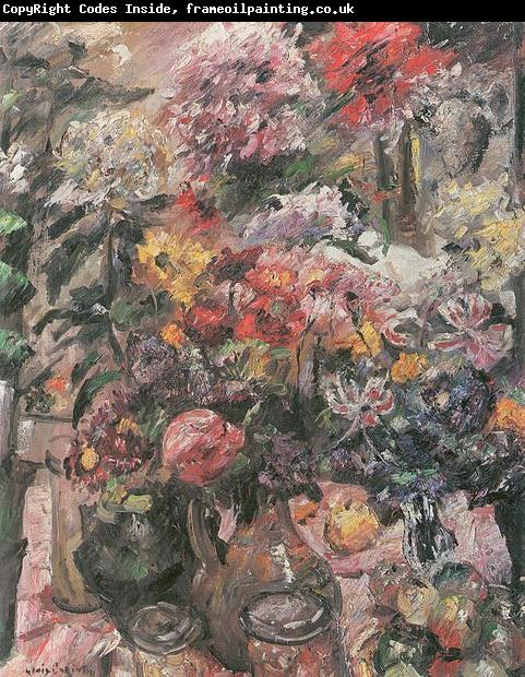 Lovis Corinth Stillleben mit Chrysanthemen und Amaryllis