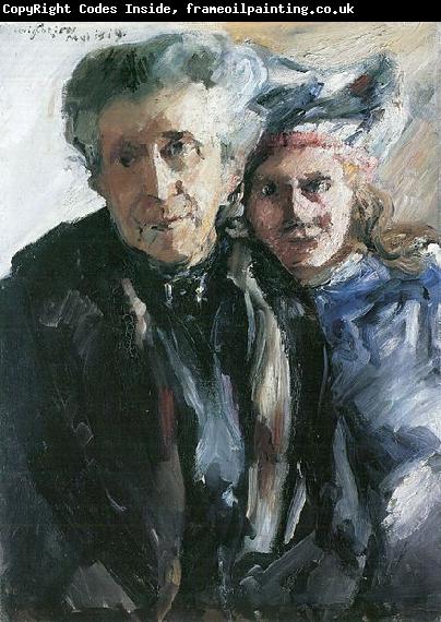 Lovis Corinth Grobmutter und Enkelin