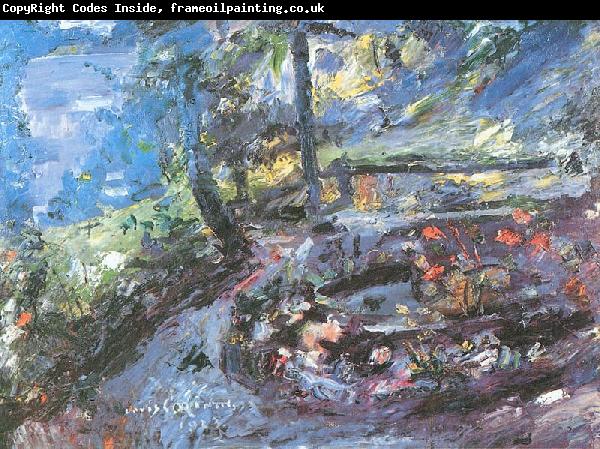 Lovis Corinth Regenstimmung am Walchensee