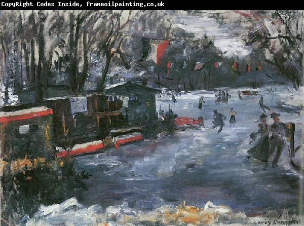 Lovis Corinth Eisbahn im Berliner Tiergarten