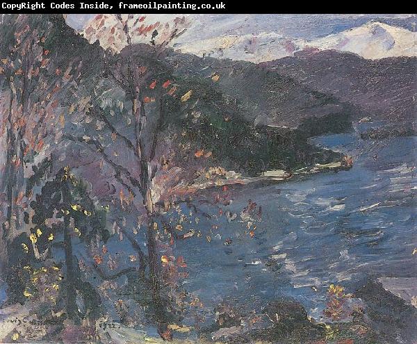 Lovis Corinth Walchensee im Herbst