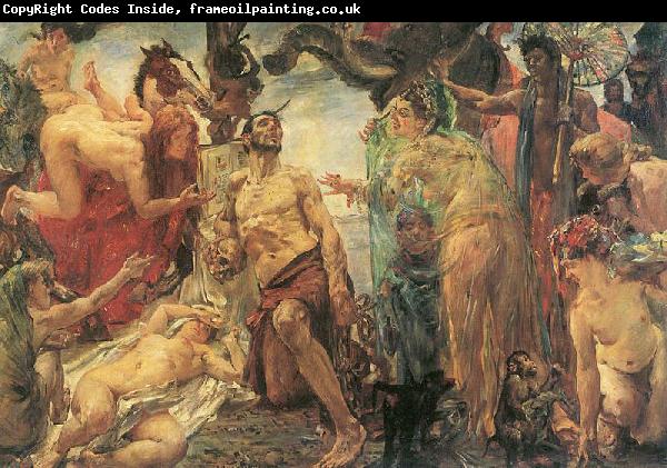 Lovis Corinth Versuchung des heiligen Antonius