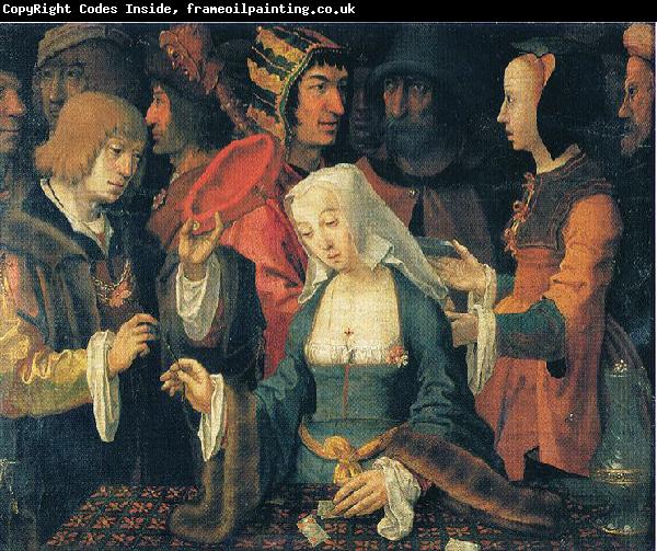 Lucas van Leyden The fortune-teller.