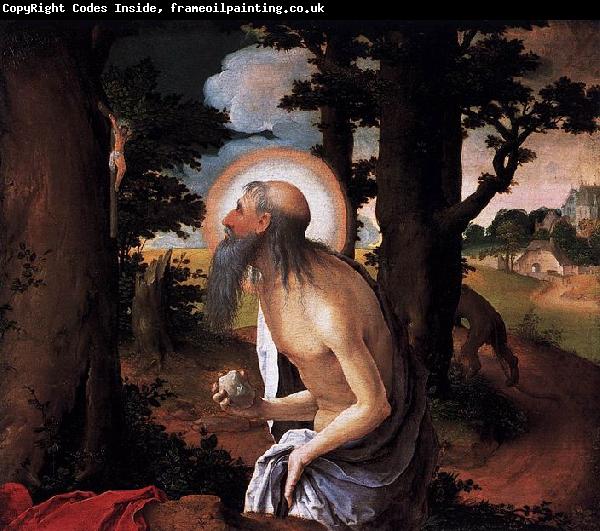 Lucas van Leyden St Jerome Penitent