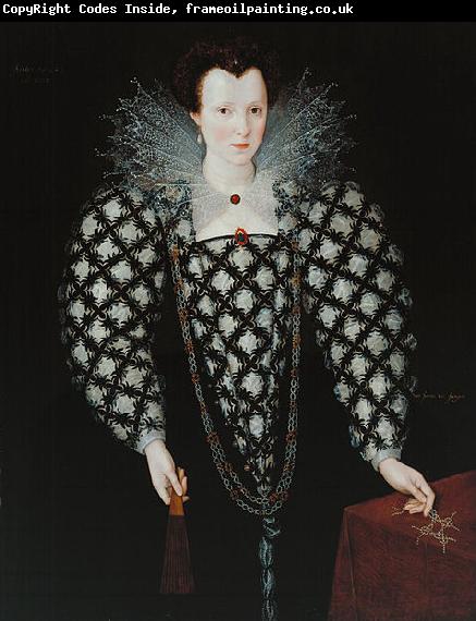 Marcus Gheeraerts Portrait of Mary Rogers, Lady Harington