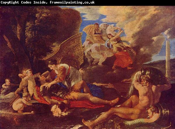 Nicolas Poussin Rinaldo und Armida