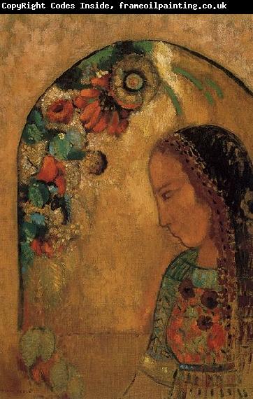 Odilon Redon Lady of the Flowers