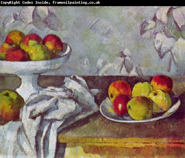 Paul Cezanne Stilleben mit apfeln und Fruchtschale