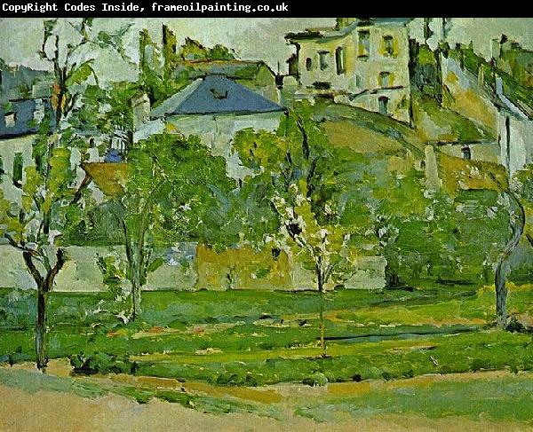 Paul Cezanne Obstgarten in Pontoise