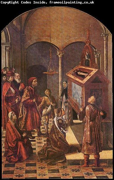 Pedro Berruguete The Tomb of Saint Peter Martyr