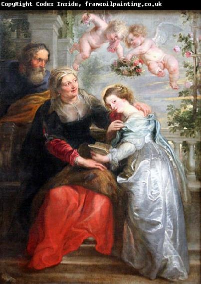 Peter Paul Rubens The Education of Mary
