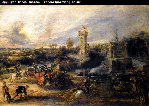 Peter Paul Rubens Tournament in front of Castle Steen